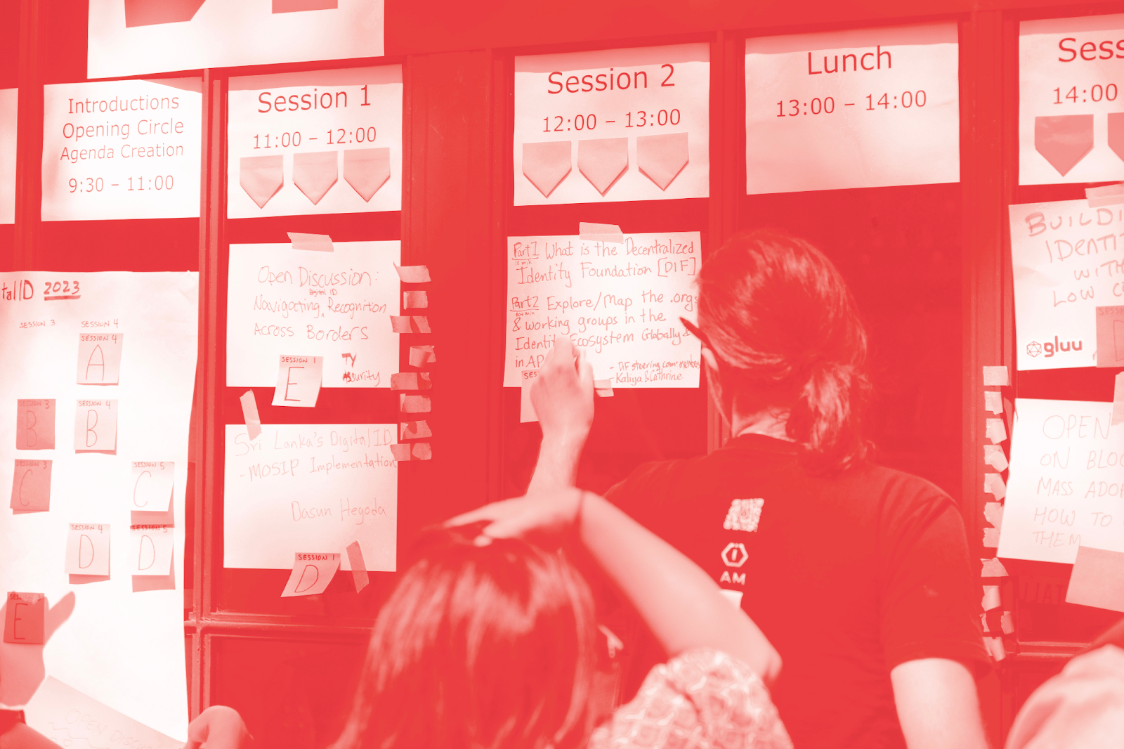 Agenda wall